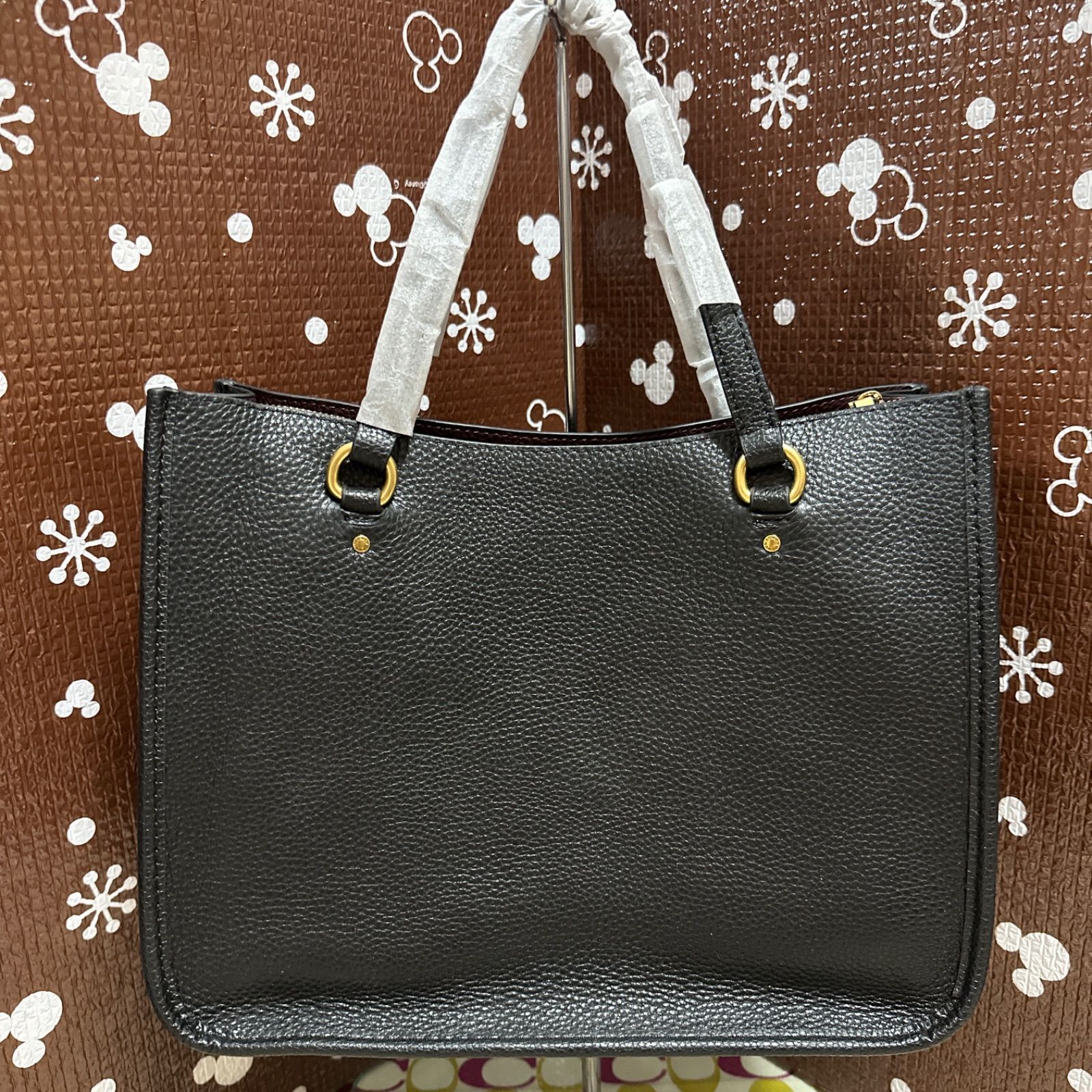 新品☆COACH タイラー キャリオール28 2WAY ハンドバッグC3460 - メルカリ