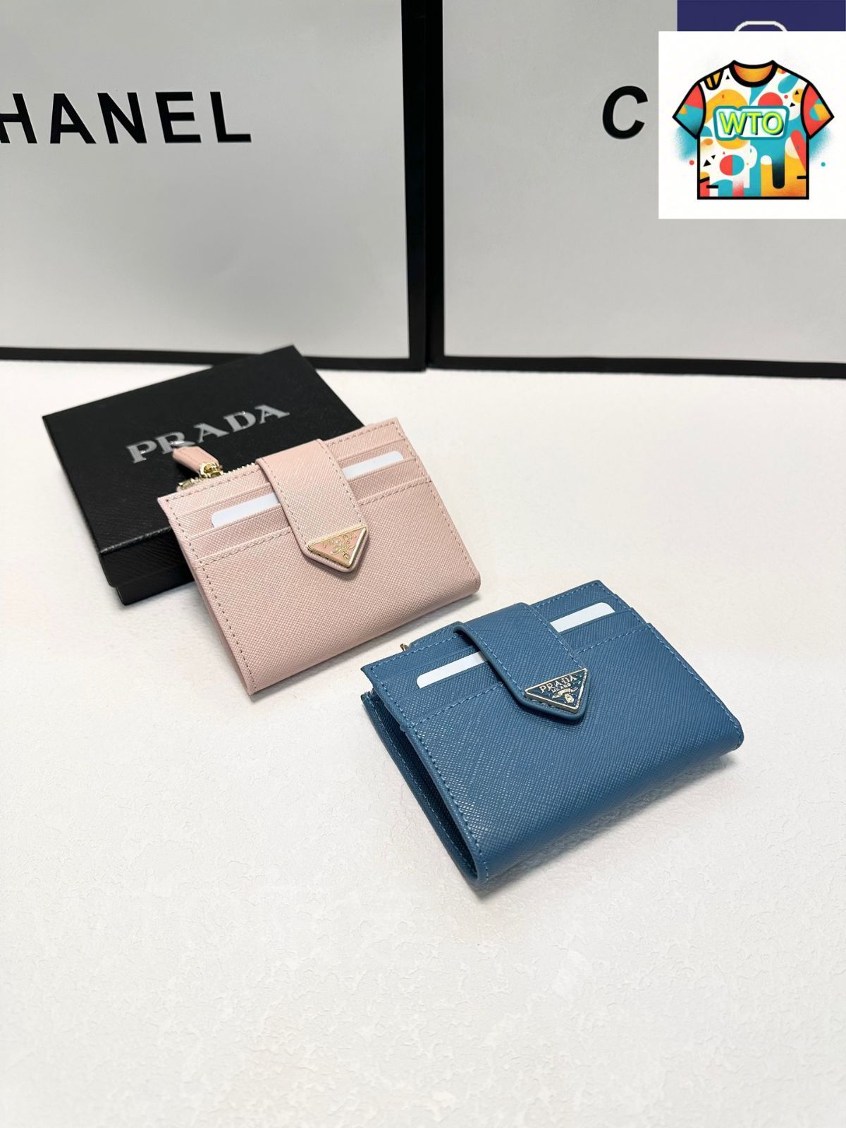 今日 Prada プラダ レザーカードケース カードと財布の両用設計で高い実用性を備える-WTO輸入2