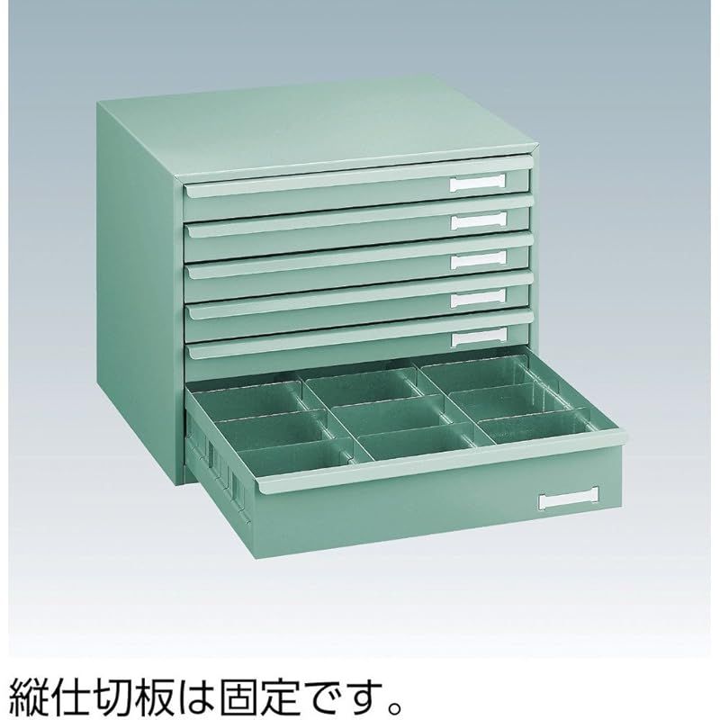 トラスコ中山 TRUSCO 卓上ツールケース ワイド 6段 384×327×H327mm DT-L1S5 0