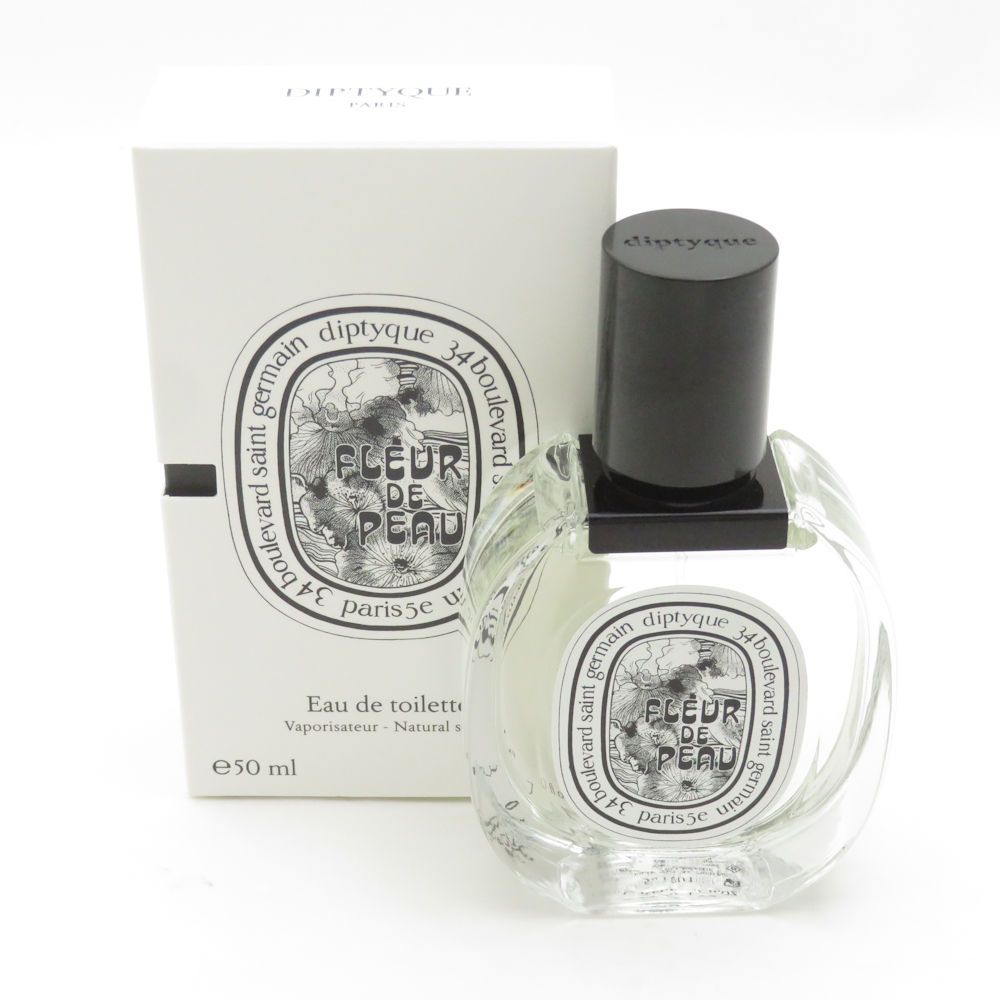 diptyque ディプティック フルールドゥポー オードトワレ 50ml 残量多 香水 フレグランス BN3889AI