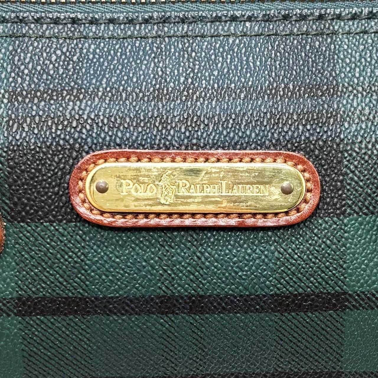 大人気，大得価 POLO RALPH LAUREN ラルフローレン 金具ロゴ タータン