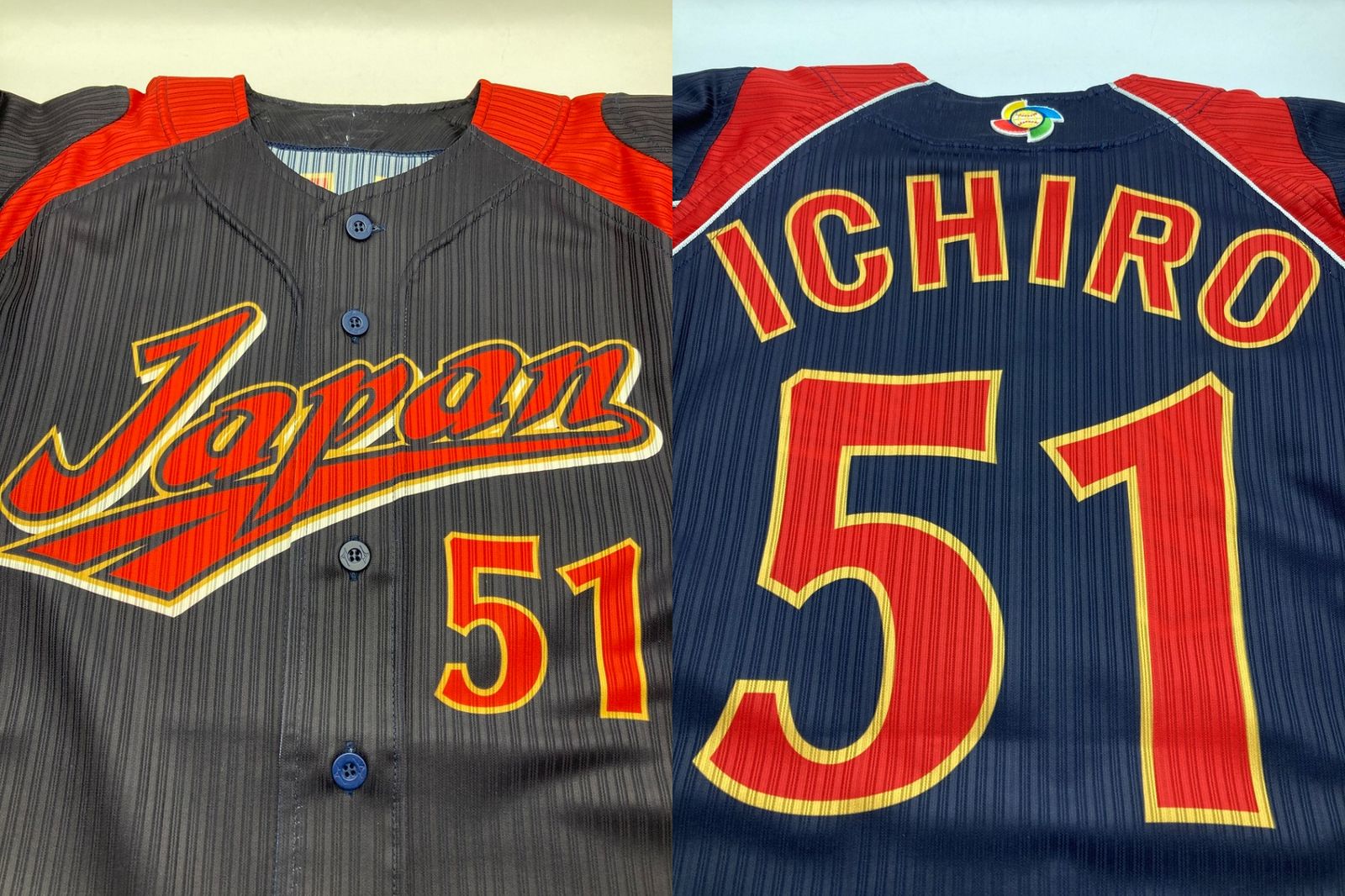 MIZUNO ミズノ WBC 2009年 日本代表ユニフォーム イチロー 52MW