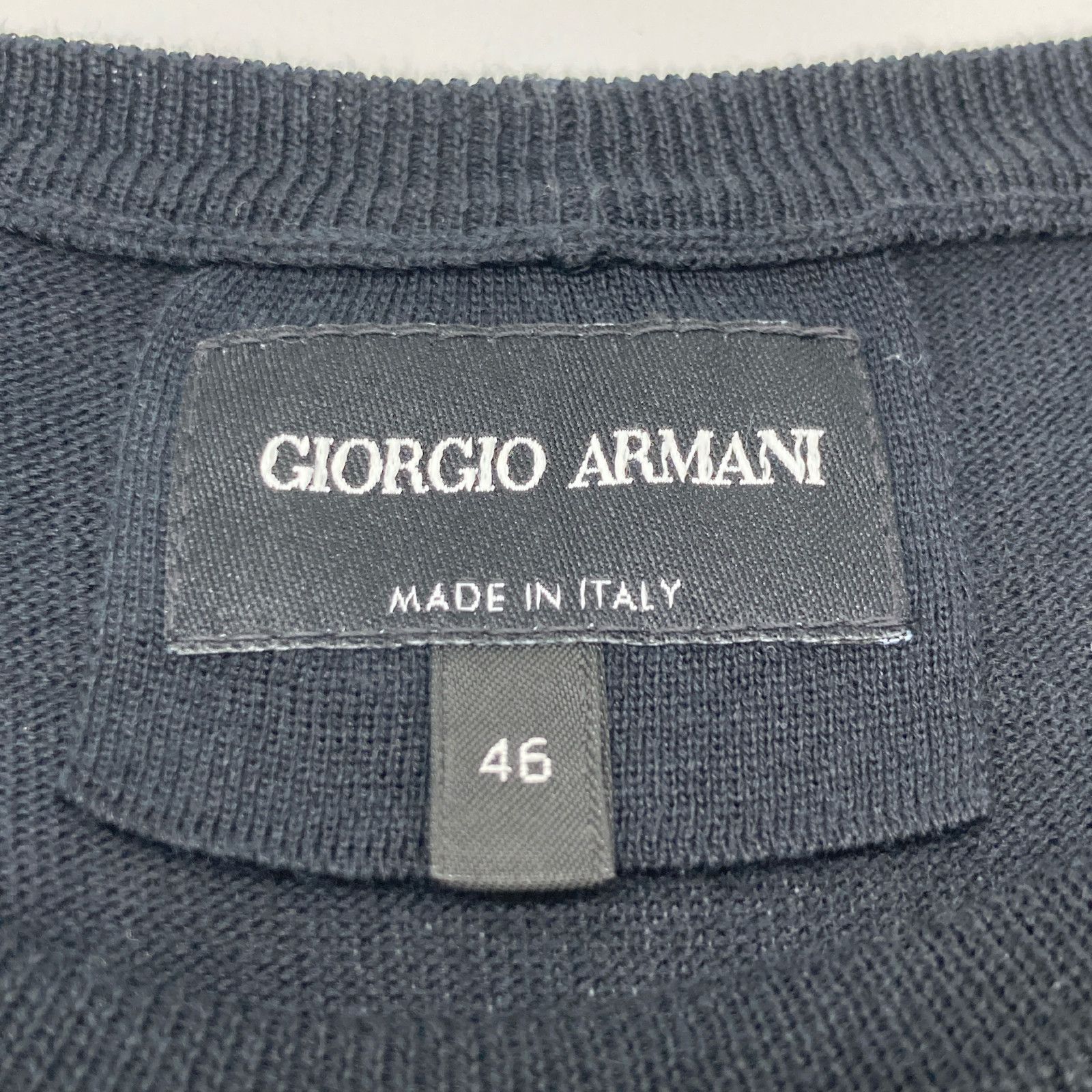 Giorgio Armani ブラックニット 46 undefined