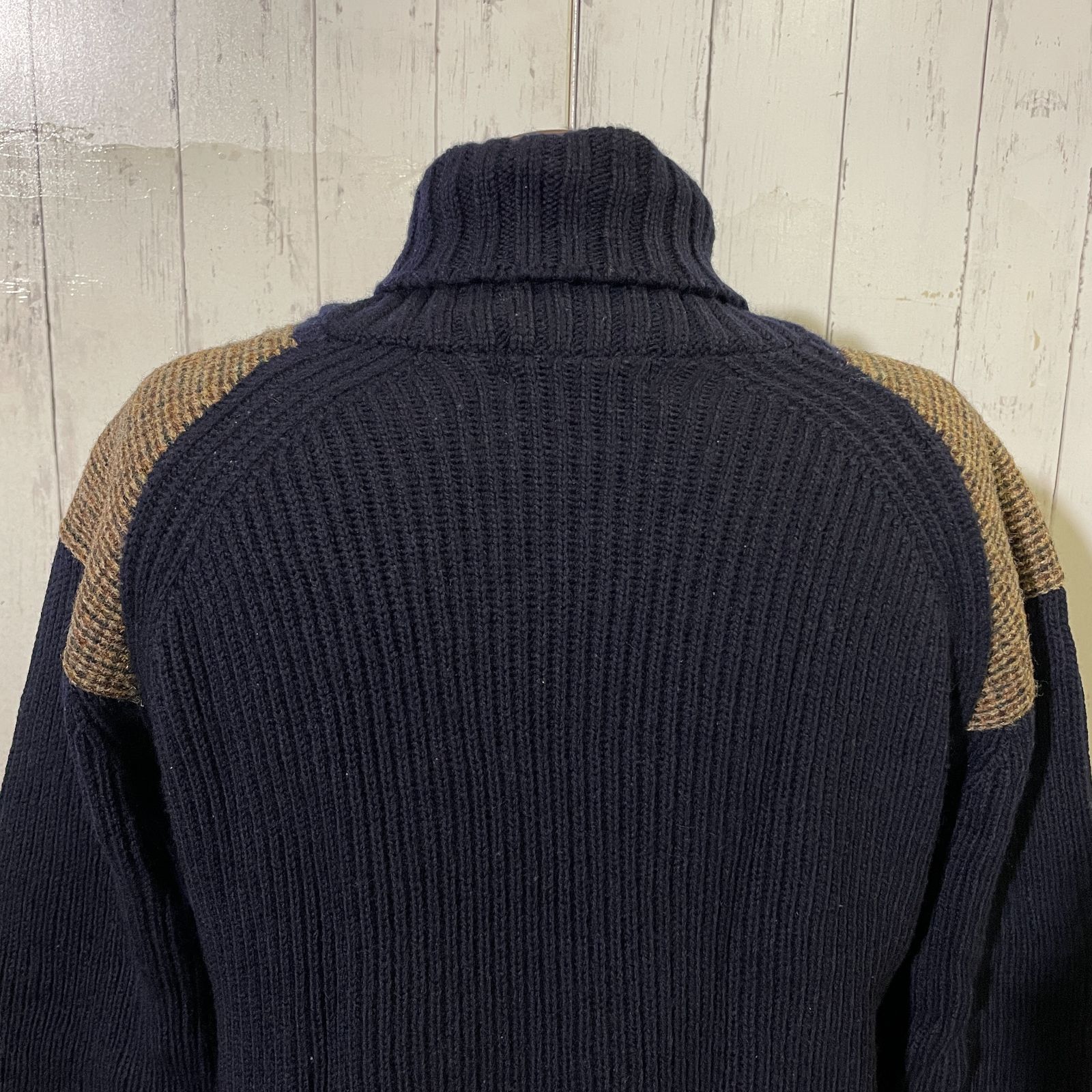 Peregrine ペレグリン ショールカラーセーター イギリス製 Mサイズ