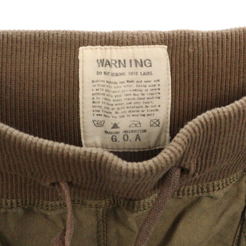 goa (ゴア) Parachute Cargo Pants リネン混パラシュートカーゴパンツ 