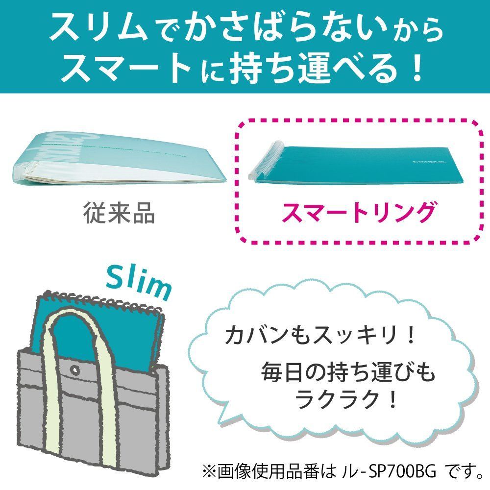  数量 B 5 スマートリング 26穴 キャンパス 最大 バインダー ブルーグリーン ルーズリーフ ル SP 700 BG コクヨ バインダー ファイル バインダー ケース