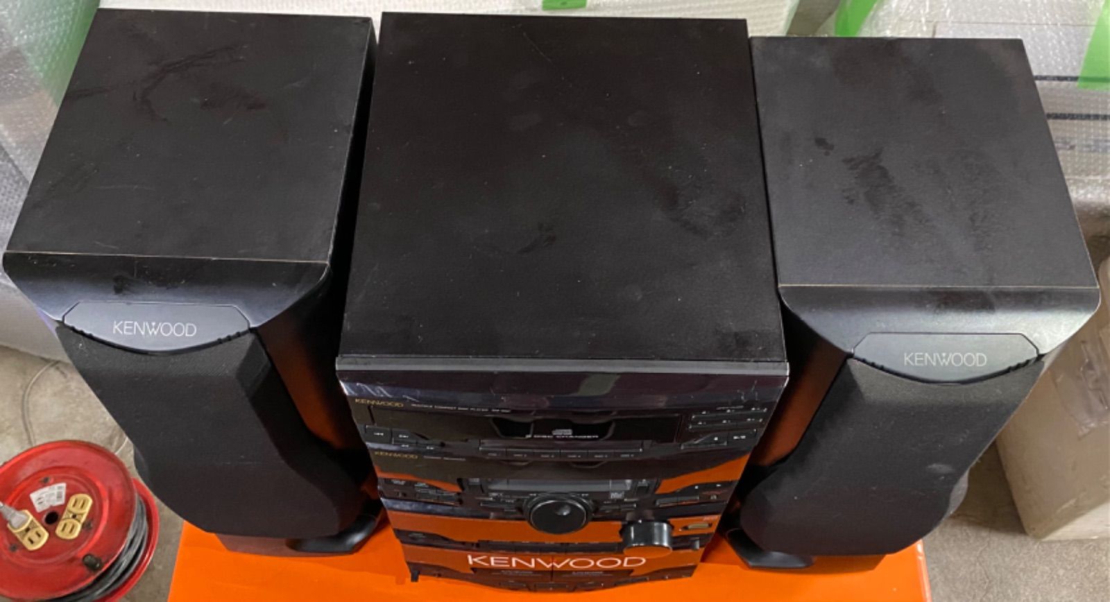 KENWOOD RX-G7 DM-MG7 LS-G7 CD+ラジオのみ動作確認 KENWOOD ケンウッド RX-G7 DM-MG7 LS-G7 CDMDラジオ【ジャンク