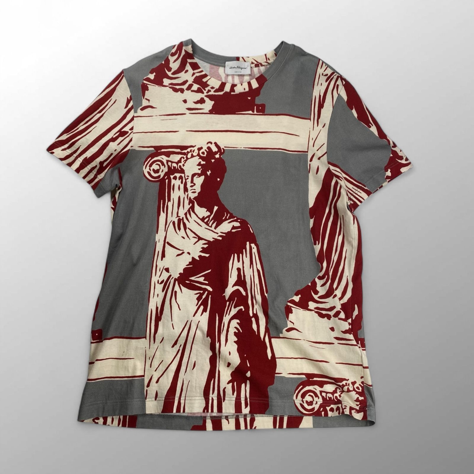 Salvatore Ferragamo Tシャツ・カットソー レディース サルバトーレフェラガモ 中古　古着 Salvatore Ferragamo サルバトーレ フェラガモ / 古代ローマ T