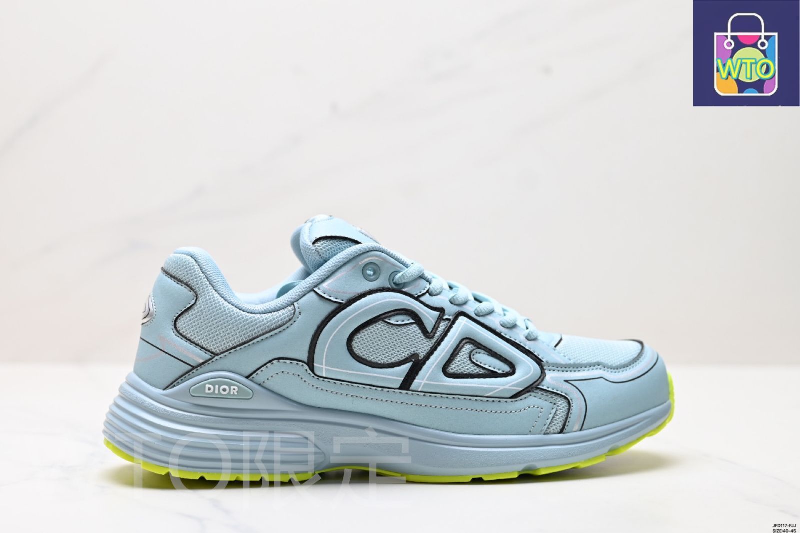 Dior（ディオール）B30 メッシュ生地厚底レース付きレジャーロー