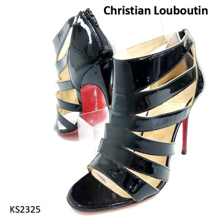 クリスチャンルブタン　新品　Beautyk 85　エナメル　パテントレザー　黒 クリスチャンルブタン 新品 Beautyk 85 エナメル パテントレザー 黒