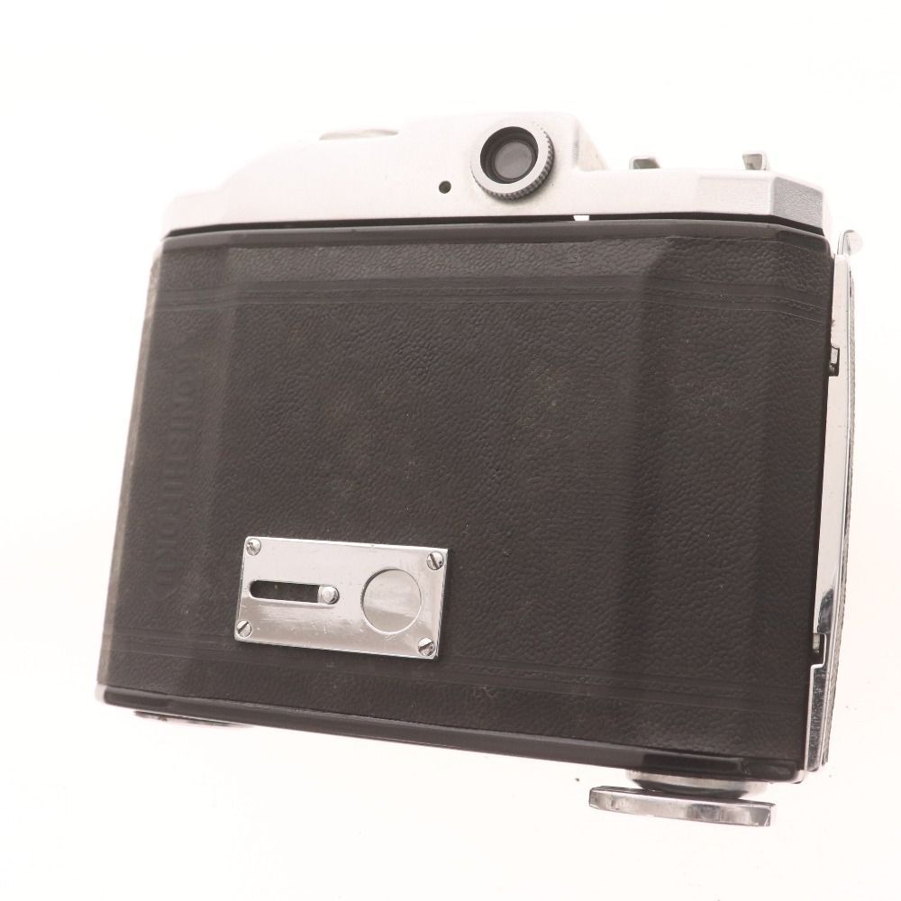 コニカ Pearl II カメラ フィルムカメラ 蛇腹カメラ 1 4 5 f 75 mm カバー付き