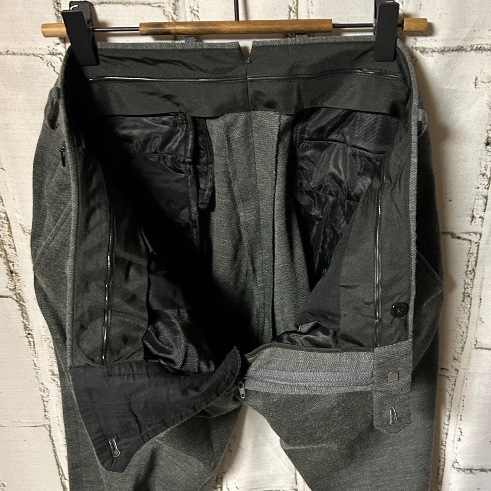 【最終処分価格】ナノ・ユニバース×佐藤テーラー　　カーキ　Lサイズ※パンツМ SATO TAILOR nano UNIVERSE サトウテーラー ナノユニバース cm tessuti