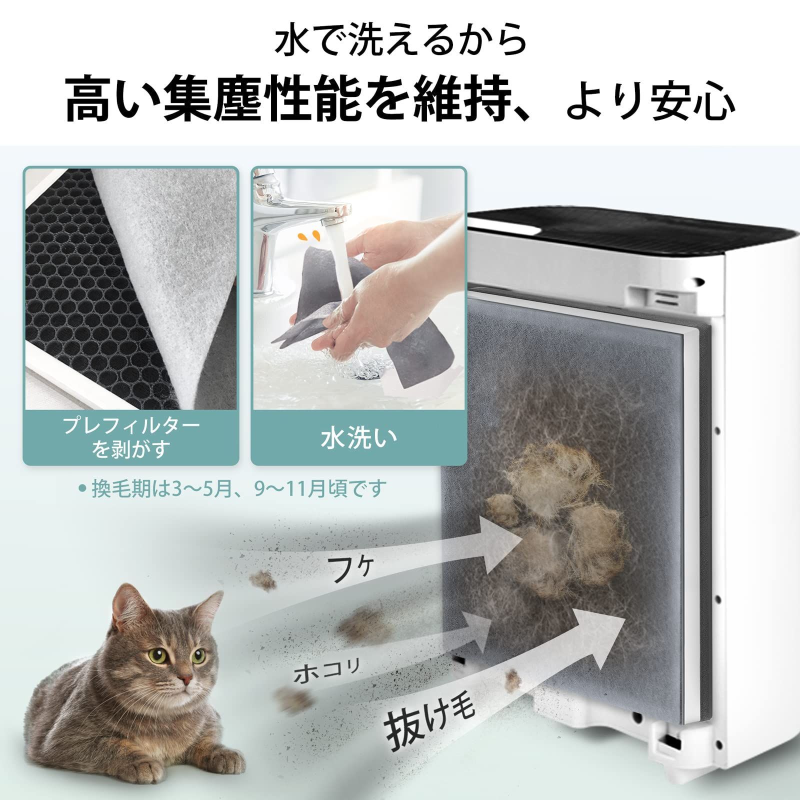 新着商品】17畳 100 省エネ Vital ペットの毛 脱臭 スタンダードモデル ...