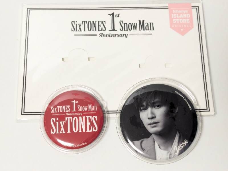 SixTONES ジェシー 1st Anniversary 缶バッジセット - メルカリ