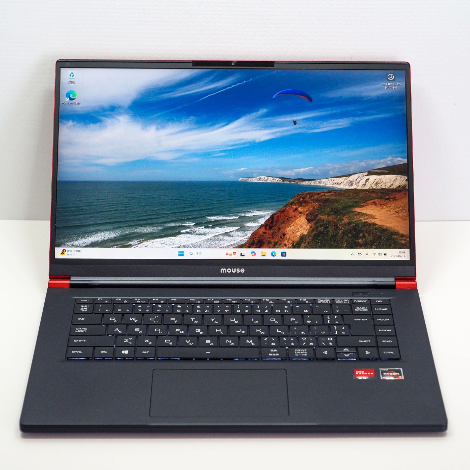 mouse X5-R7-KK、Ryzen 7 4800H、SSD 512GB、16 GBメモリ、Windows 11