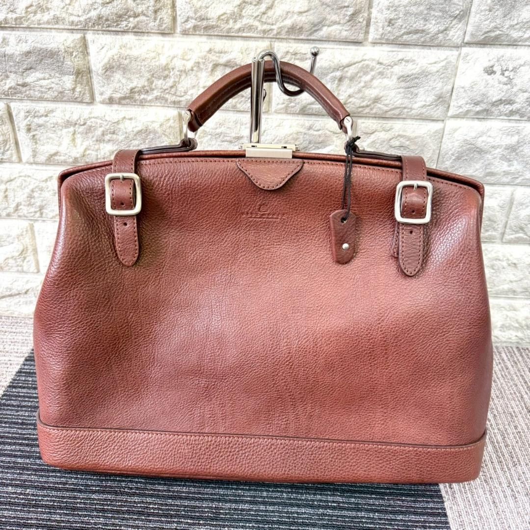 DEUX MONCX デュモンクス ダレスバック レザー ブラウン