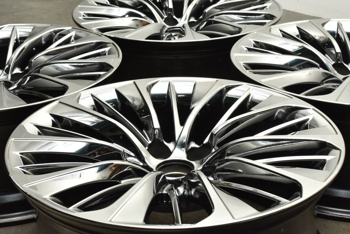 レクサス LS500 純正OP 20in 8.5J 25 PCD120 4本セット スパッタリング MIRAI クラウンセダン 40 アルファード ヴェルファイア