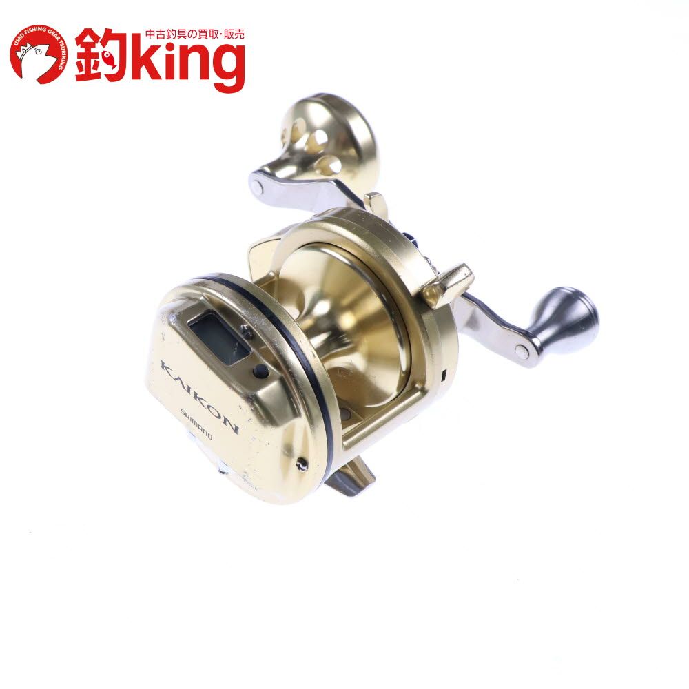 SHIMANO - 【中古】 シマノ 15 海魂 2000T （1）Ti Tsuri Musha ハンドル付  /V075M 中古】 シマノ 15 海魂 2000T （1）Ti Tsuri Musha ハンドル付