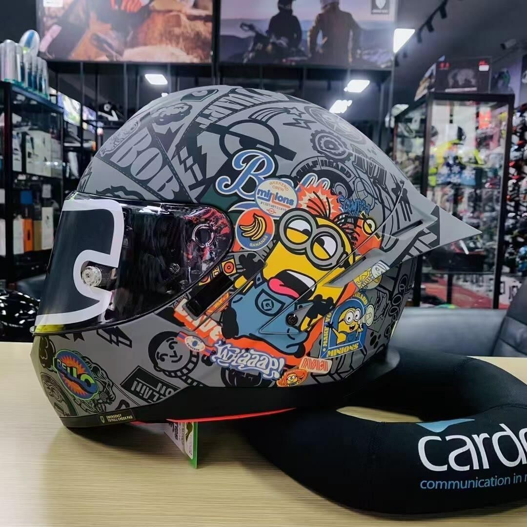 ミニオンズコラボ フルフェイスヘルメット（グレー
