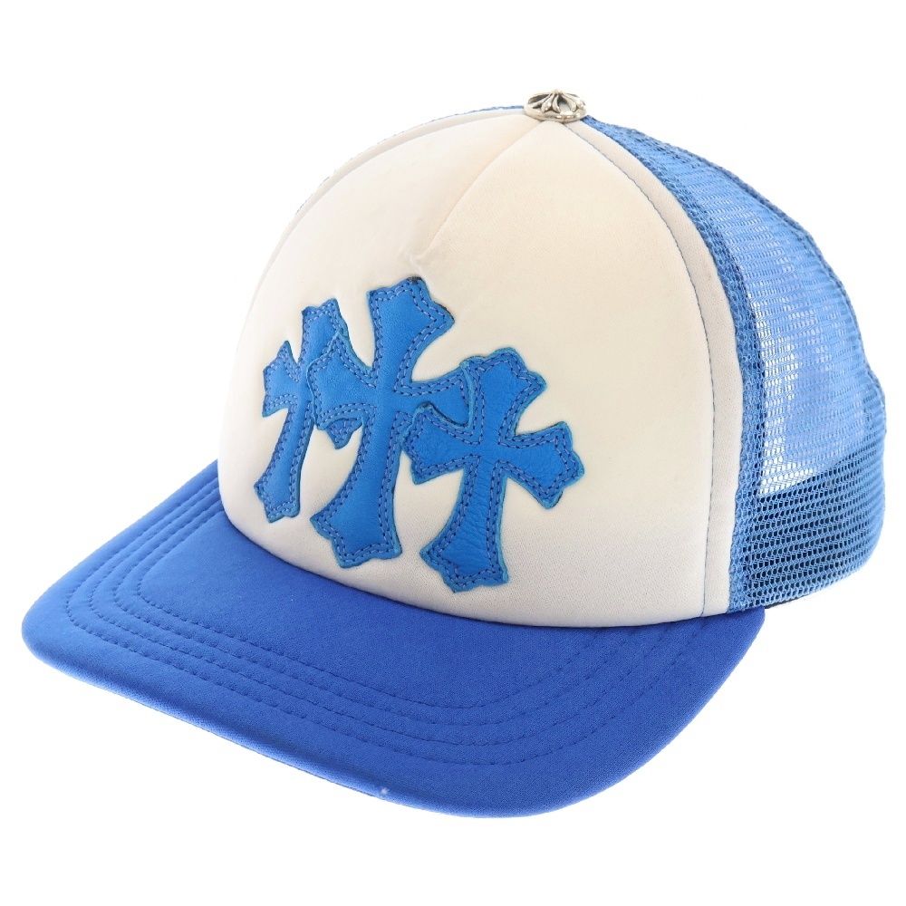 CHROME HEARTS (クロムハーツ) TRUCKER CAP レザークロスパッチ