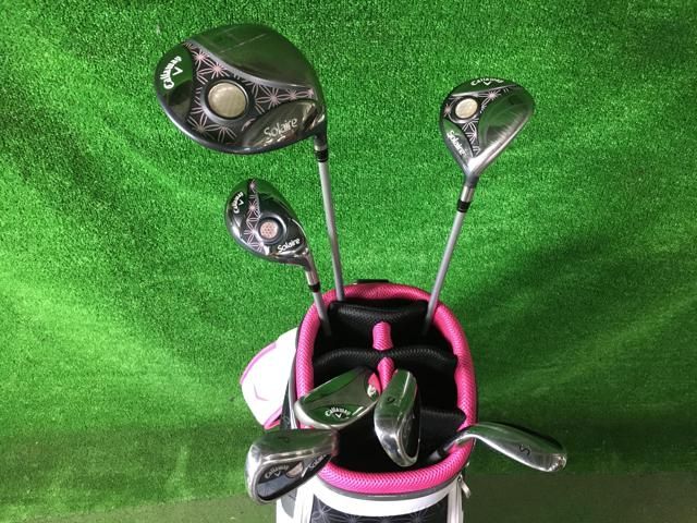 キャロウェイ Solaire ハーフセット キャディバッグ 付き Callaway