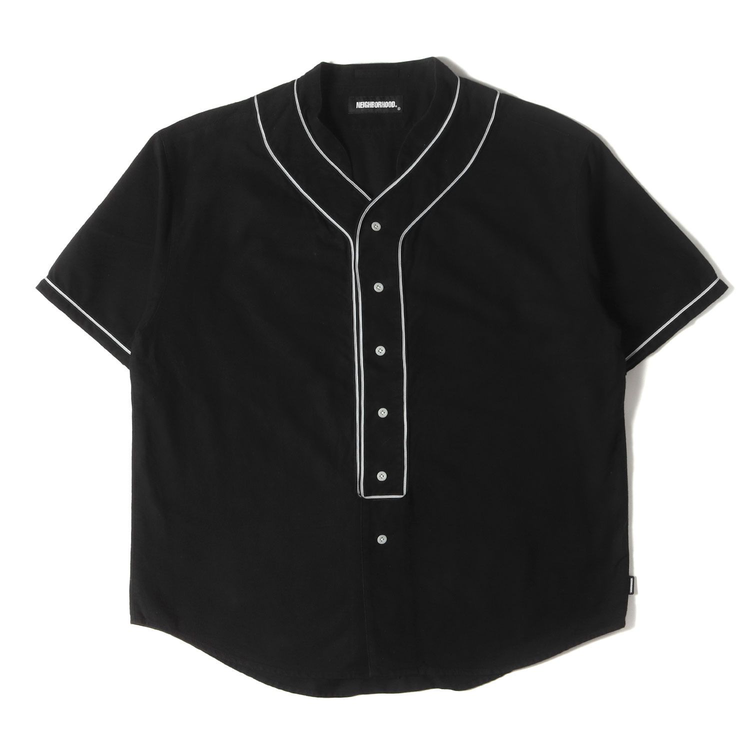 NEIGHBORHOOD 半袖シャツ 黒 サイズL ネイバーフッド