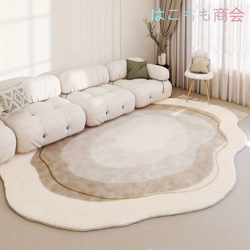 カーペット ユニーク ふんわり 厚手 おしゃれ かわいい インテリア フロア マット ラグ 160cm x 120cm 200cm x 140cm 洗える 滑り止め5-28
