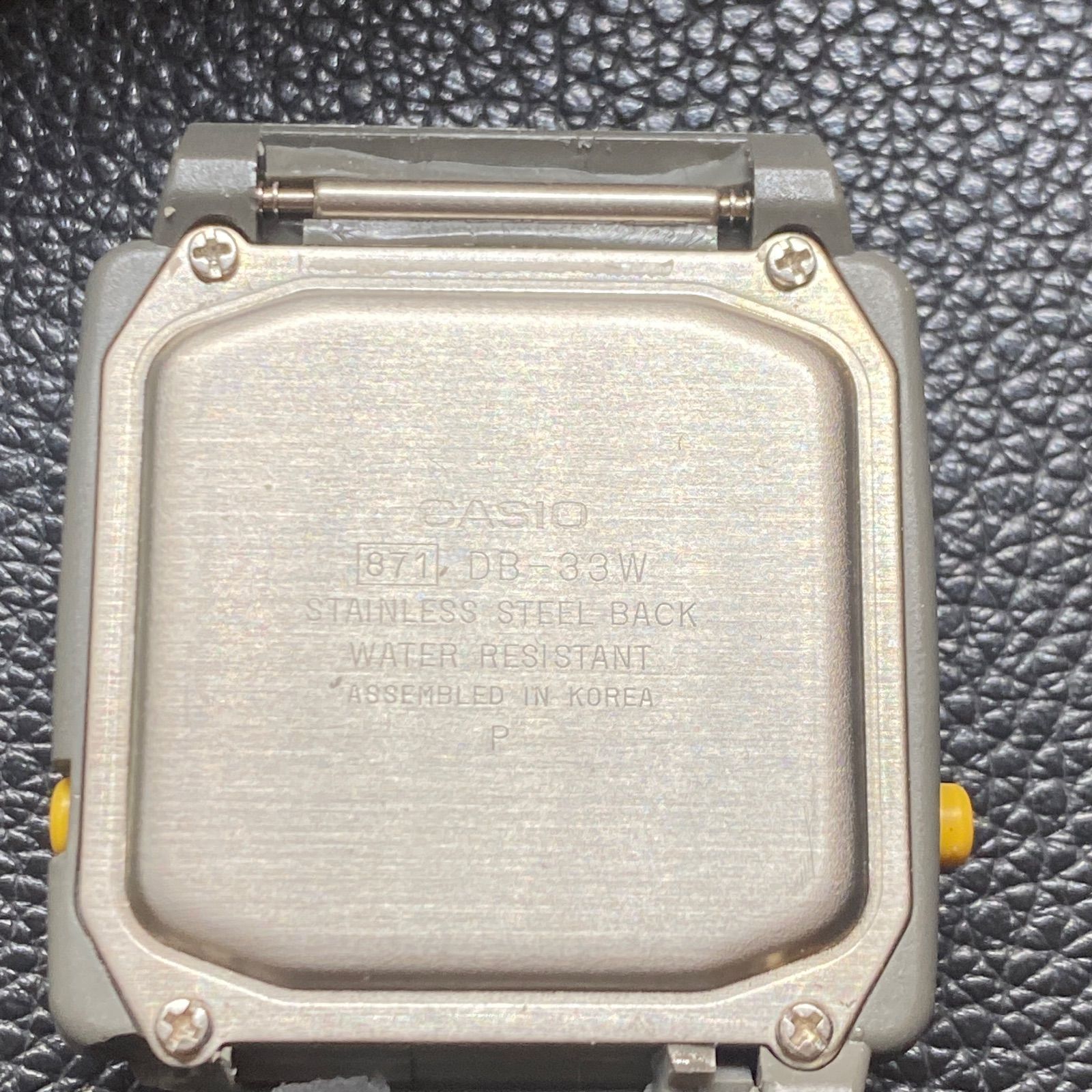 レア 希少 ヴィンテージ 緑ボタン CASIO カシオ データバンク DB-33W