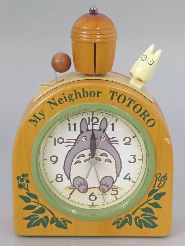 *希少品*となりのトトロ　 置き時計　目覚まし時計 中古】置き時計・掛け時計 トトロ 目覚まし時計 4RA455 「となり