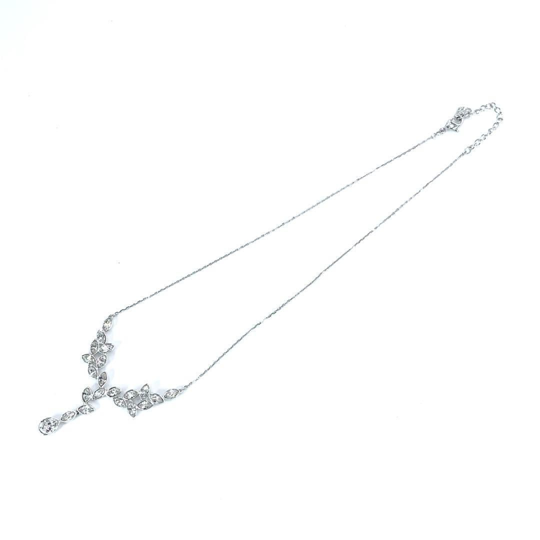 送料無料 百貨店 SWAROVSKI スワロフスキー シルバー ネックレス クリスタル アクセサリー