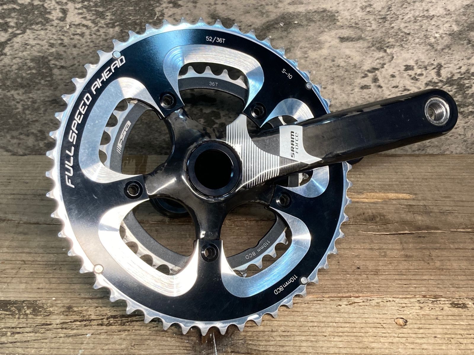 JN046 スラム SRAM フォース FORCE クランクセット 52|26T 170mm BB30 チェーンリングFSA