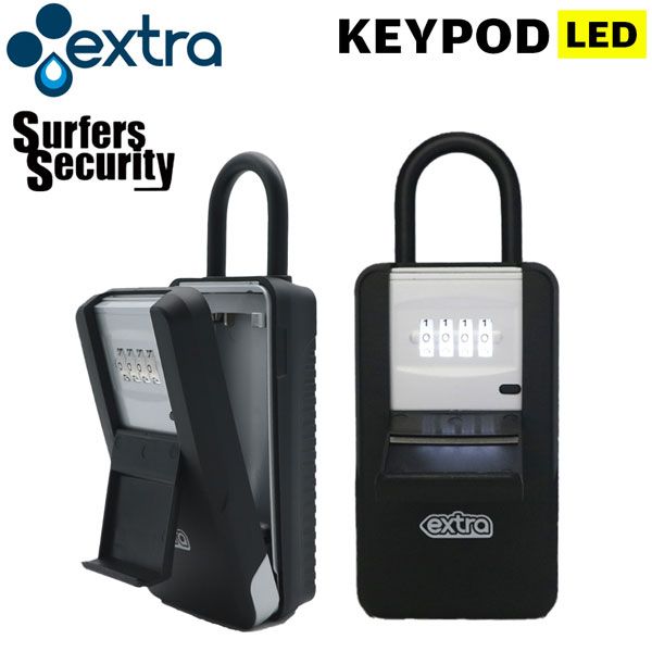 エクストラ EXTRA キーポッド LED Surfers Security BOX セキュリティーキーボックス