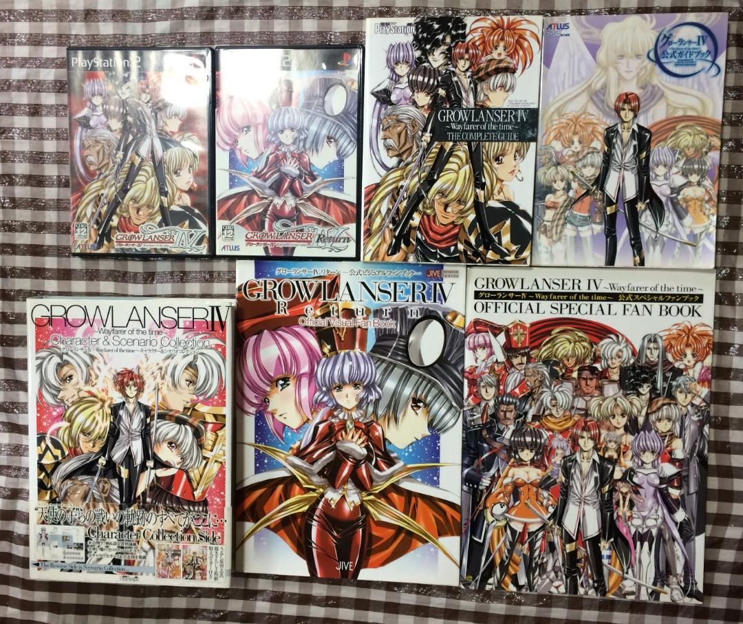 PS2 グローランサーIV 4 Wayfarer of the time RETURN 攻略本セット ガイド グローランサー4 GROW LANSER IV