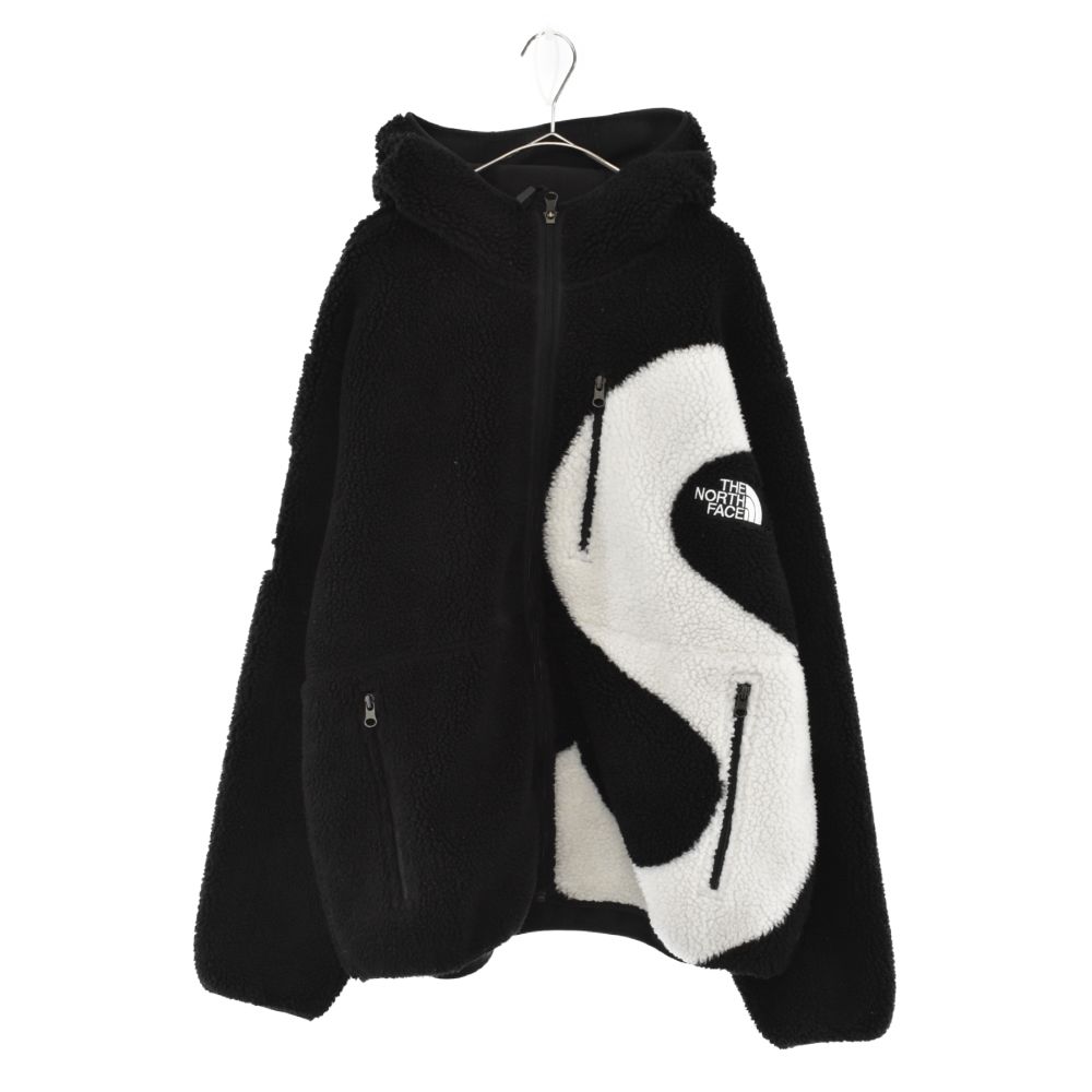 SUPREME シュプリーム 21AW ×THE NORTH FACE S Logo Hooded Fleece Jacket NT62004I ノースフェイス Sロゴデザインフーデッドフリース パーカー ブラック SUPREME (シュプリーム) 21AW ×THE NORTH FACE S Logo Hooded Fleece