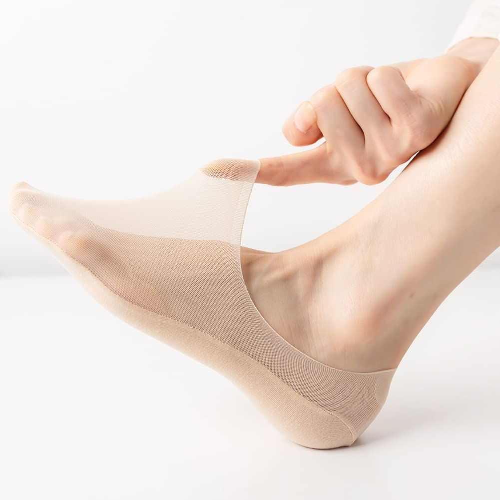 浅履き メッシュ 靴下 通気性 綿 22 25 cm 女の子 9足組 カジュアル ソックス パンツス ショート ハイヒール くるぶし スニーカー 脱げない 春 レディース 夏 フットカバー 秋 Sekuzy