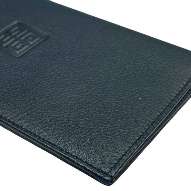 未使用級✩GIVENCHY 二つ折り長財布 札入れ シボ革 4Gロゴ 薄型 GIVENCHY ジバンシー 財布 長財布 ロングウォレット 二つ折り