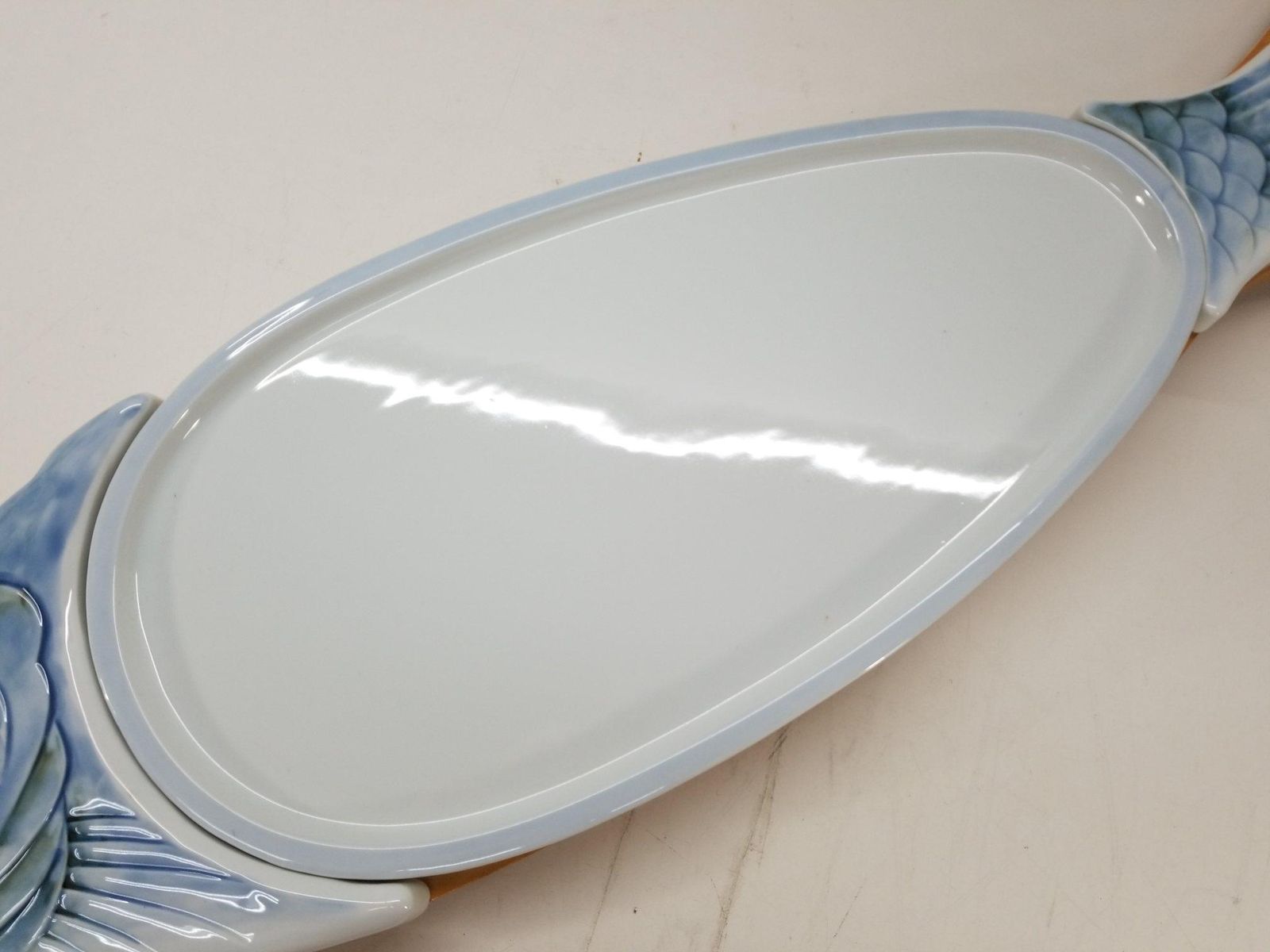 特大 魚の形の食器 陶磁器 盛り皿 90ｃｍ A2481C16