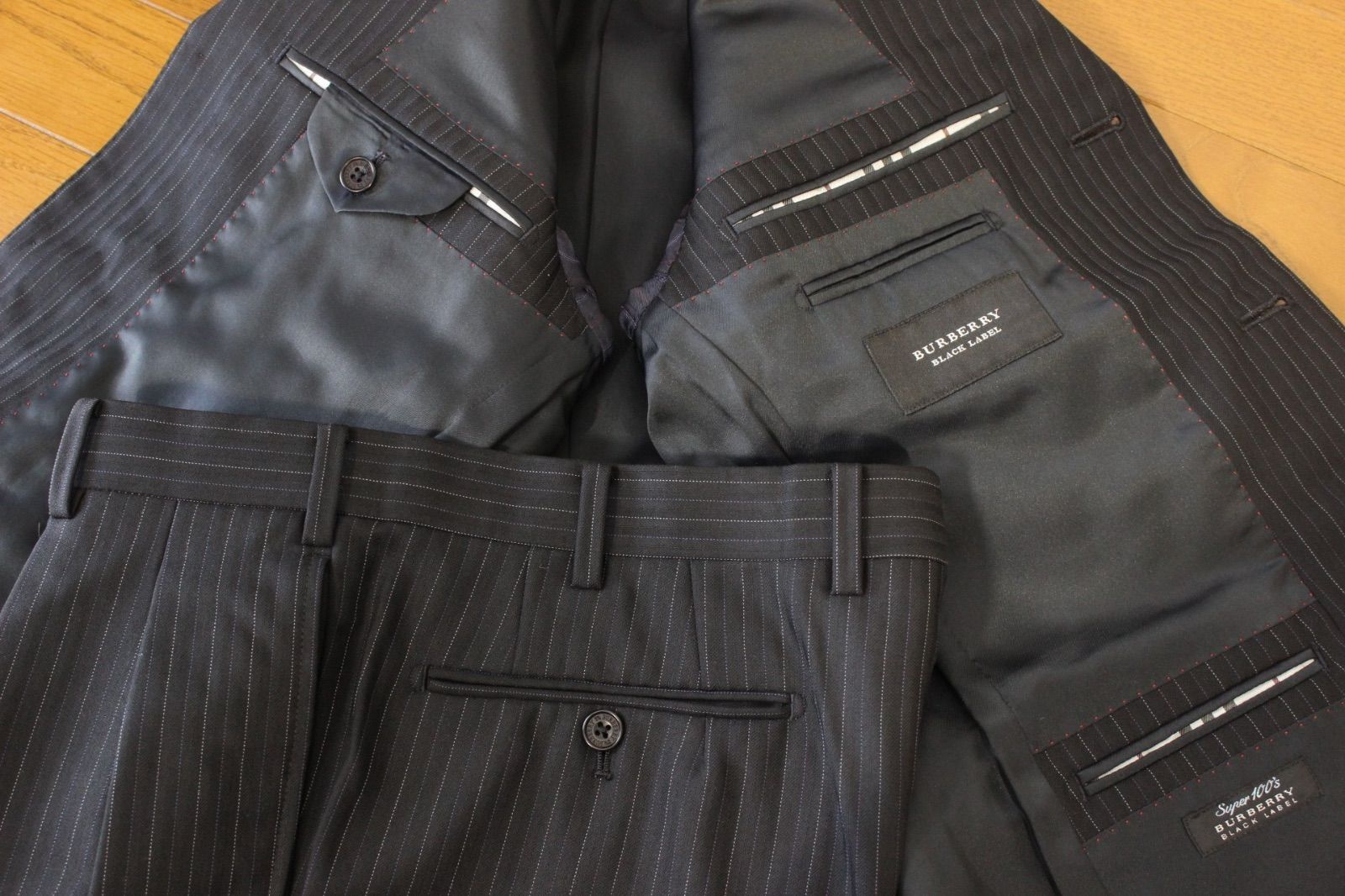 【一度着用のみ】バーバリーブラックレーベル Yahoo!オークション - 【未使用級】BURBERRY BLACK LABEL