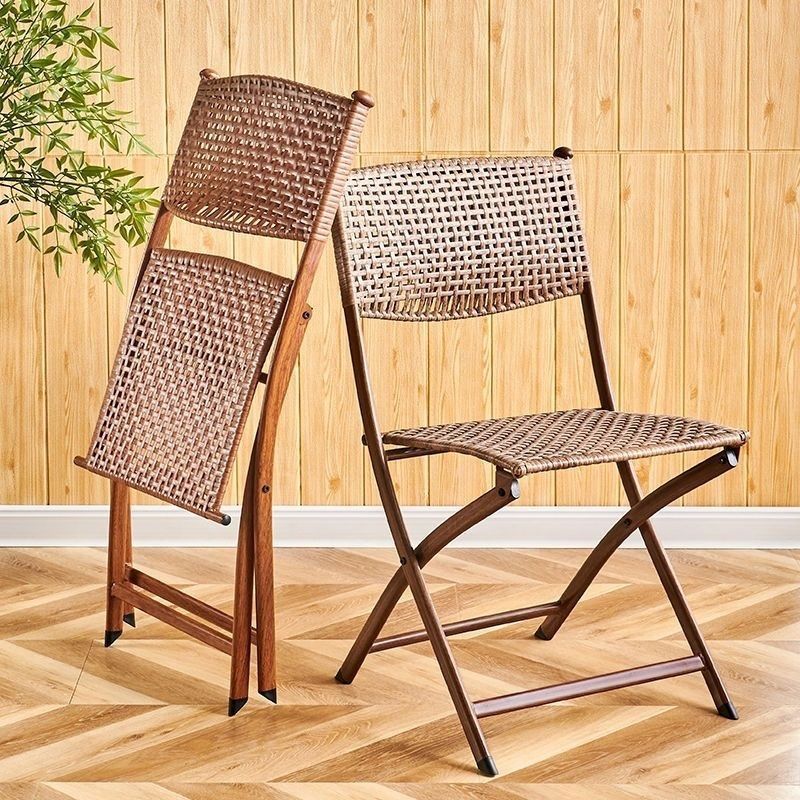 ラタンチェア 藤 ショップ 折りたたみチェア 自宅用 ダイニングチェア