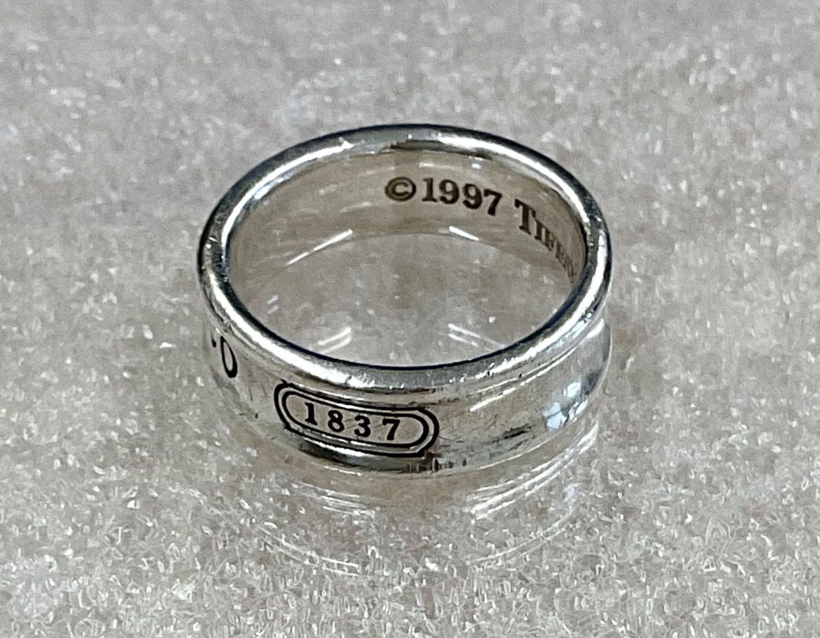 Tiffany &Co.ティファニー 1837 ナローリング 15号 シルバー 925