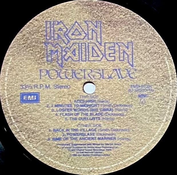 帯付き☆国内盤 アイアン・メイデン【IRON MAIDEN】／パワー