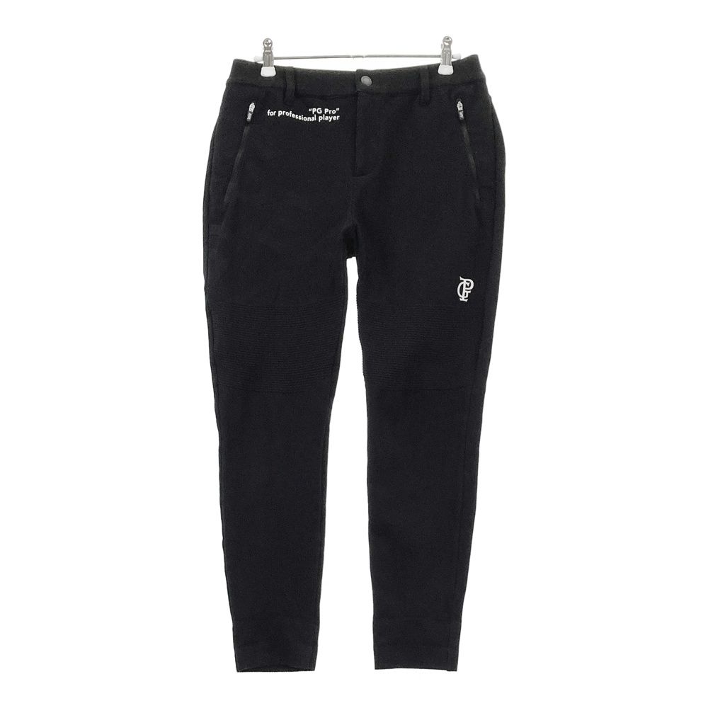 サイズ 1 PEARLY GATES パーリーゲイツ 2025年モデル バックロゴ ニット ロングパンツ ブラック系 240101530620 ゴルフウェア レディース ストスト