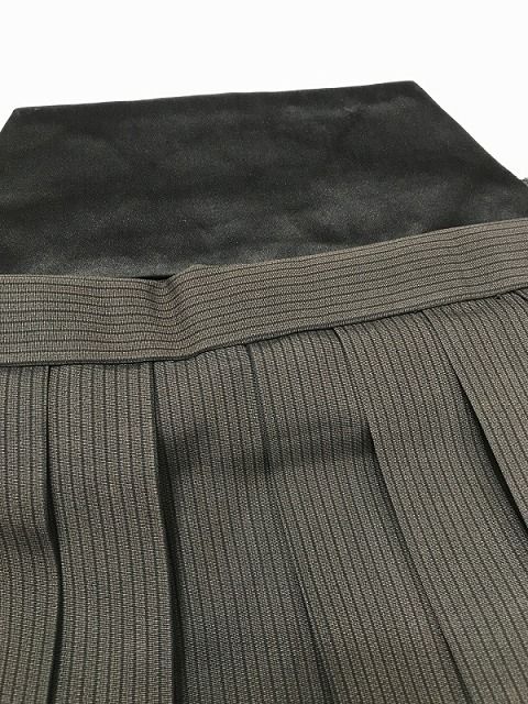 紐下85 ブラウン地に縞文様