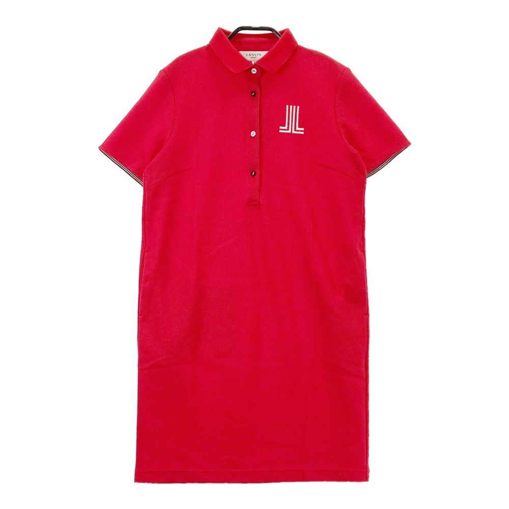 サイズ：38 LANVIN SPORT ランバン スポール 半袖 ワンピース レッド系