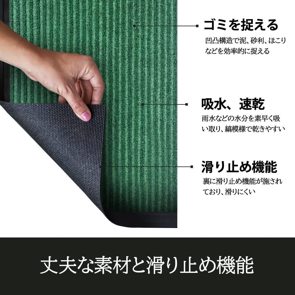 屋外 泥落とし 滑り止め 吸水 CHICHIC玄関マット 店舗用玄関マット