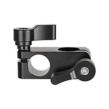 CAMVATE L字型ロッドクランプ 15mm ロッド 90度回転 ビデオカメラ デジタル一眼レフカメラ リグ ブラック