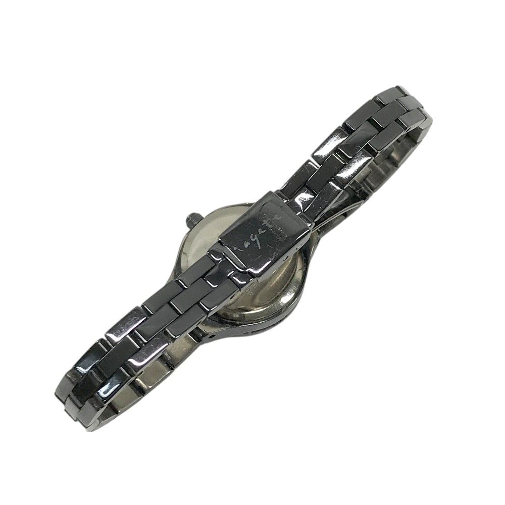 agete アガット ジュエリーウォッチ ブラック系 [240101450878] - メルカリ