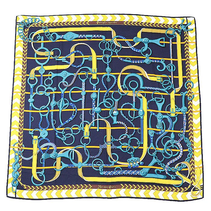 HERMES エルメス カレジェアン140 Panopile Equestre