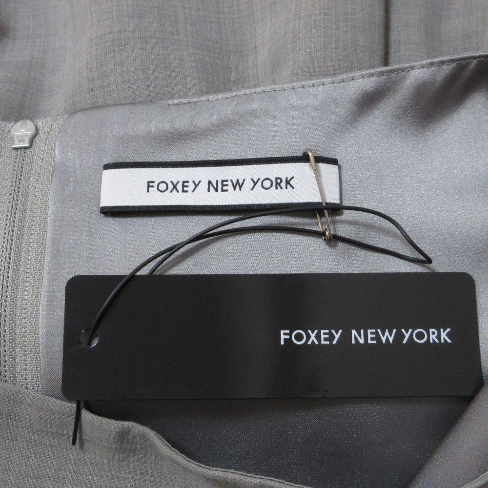 未使用 FOXEY NEW YORK フォクシーニューヨーク ノースリーブ ひざ丈  