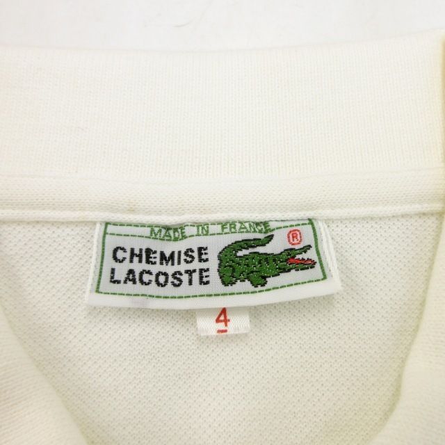 ラコステ LACOSTE CHEMISE ヴィンテージ 70's フランス製 鹿の子 